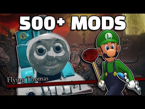 Elden Ring but I installed as many mods as physically possible into my game