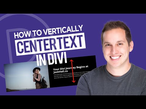 How to Vertically Center Text in Divi