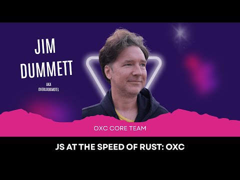 Jim Dummett | JavaScript at the speed of Rust: Oxc | ViteConf 2025