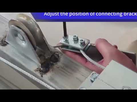 Telecopic sliding gate hardware set up