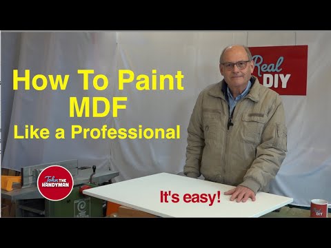 How to Paint MDF Like A Pro! (#10) Looks like a spray finish but done with a roller!