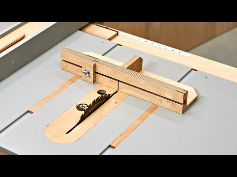 Make This Mini Table Saw Sled - Super Deluxe Version