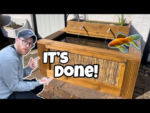 DIY *above ground* MINI POND! (Pt.2)