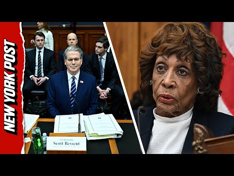 'Shut up:' Dem Rep. Maxine Waters LASHES Out at Scott Bessent in Tense Exchange Over Inflation