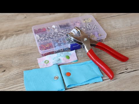 Установка рубашечных кнопок щипцами с AliExpress