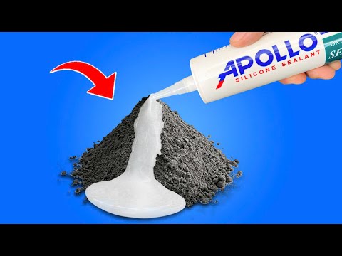 Mix SILICONE with CEMENT! What Happens Will Shock You! Creator Tips