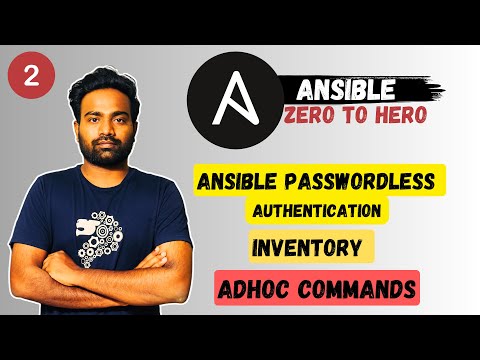 Day-02 | Ansible Passwordless Authentication | Inventory | Adhoc commands