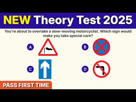 Theory Test 2025 UK | PASS Latest Theory Test with DVSA Style Questions | PASS FIRST TIME