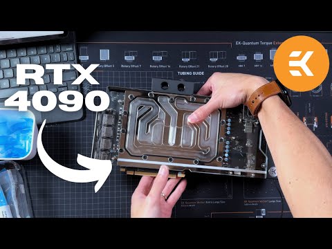How to Install EKWB EK-Quantum Vector² Trio RTX 4090 GPU Water Block [Tutorial]