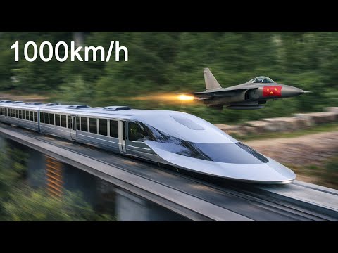 China’s 1,000 km/h High-Speed Maglev Train Launching in 2026 | Construction Update