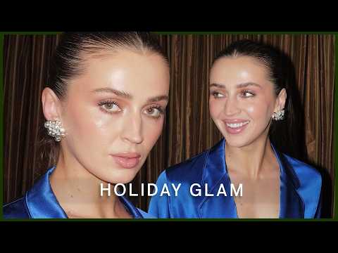 easy glam for any occasion 🪩✨ go-to makeup look for the holidays