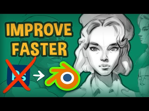 How to get BETTER at DRAWING / Blender's Grease SECRET Technique