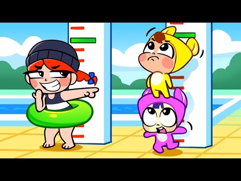 Baby Wants To Be Taller💂🏻SUBSCRIBE for Funny Kids Songs And Nursery Rhymes♥️