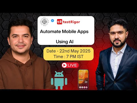 Automate Your Mobile Application Using AI Tools | TestRigor Step-by-Step Guide