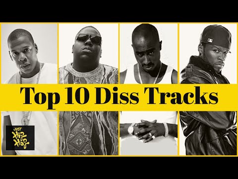 Top 10 - Best Diss Tracks Of All Time (With Lyrics)