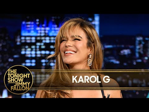 Karol G Teaches Jimmy How to Dance to Tropicoqueta; Pretended to Be Her Own Manager to Get Booked