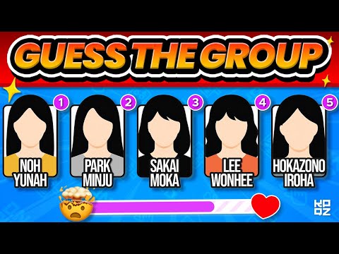 🤯 Guess the K-pop Group by Members’ Real Names! 🔥 KPOP QUIZ ✨