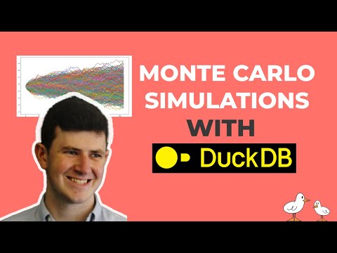 Exploring Monte Carlo Simulations With DuckDB ft. James McNeill