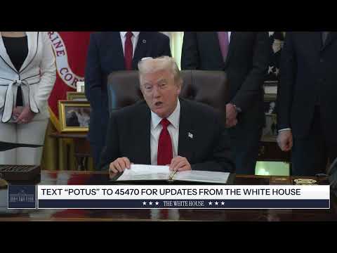 President Trump Makes an Announcement, Nov. 6, 2025
