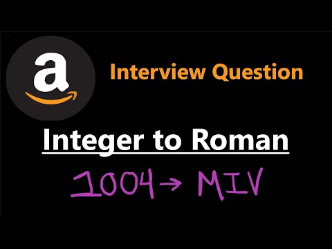 Integer to Roman - Leetcode 12 - Python