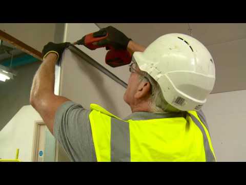 HOW TO Install a metal frame ceiling