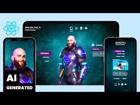 React Portfolio Website Tutorial From Scratch - Build & Deploy React JS Portfolio Website