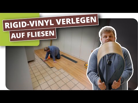 Laying vinyl directly on tiles? Here's how!