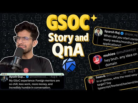 How I Got Into GSoC in 24 Days in My 2nd Year | Q&A & Real Roadmap 2026