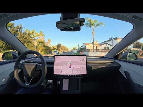 Self-Driving Race: Tesla FSD 14 on Mad Max vs Waymo