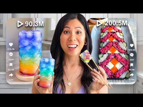 I Tested the MOST SATISFYING TikTok SNACK Recipes 🍣