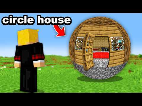 Why I Made His House CIRCLE in Minecraft...