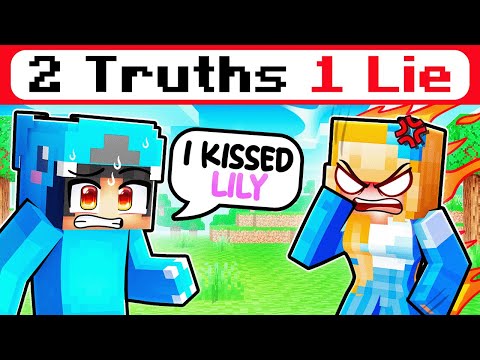 Minecraft But 2 Truths 1 Lie!