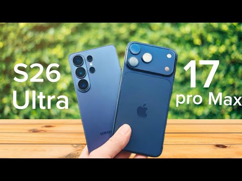 iPhone 17 Pro Max vs Samsung S26 Ultra 🔥 Full Comparison | Camera, Battery & Performance Test 2026
