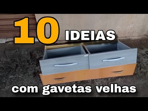 10 BEAUTIFUL IDEAS WITH OLD DRAWERS