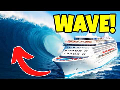 Can the WORLD'S TALLEST CRUISE SHIP SURVIVE a Tsunami | Stormworks Survival