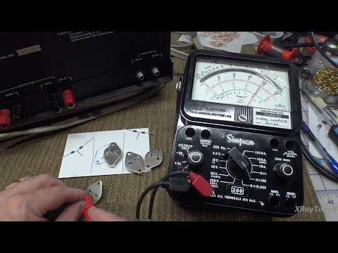 Testing & Replacing Output Transistors - SAE Mark III Amplifier - Part 1b