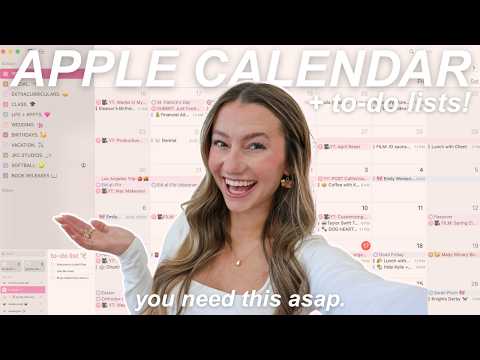 how to organize your LIFE with apple calendar + reminders to-do lists *MUST try tutorial!*