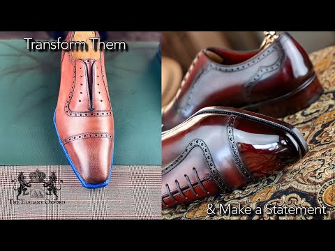 The Difference Leather Dye and Shoe Polish can Make. Gaziano & Girling St. James II get a Makeover.