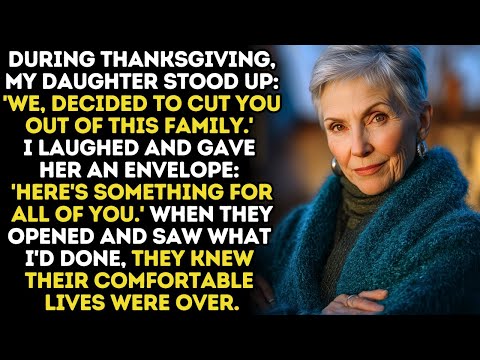 At Thanksgiven, My Children Disowned Me — Then I Handed Them An Envelope That Made Them Freeze