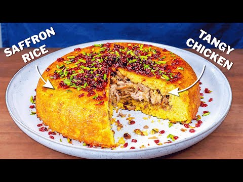 Iranian Tahchin Is The FANCIEST Rice Ever