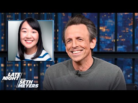 Seth Holds a Surprise Inspection of His Monologue Writers in January 2023