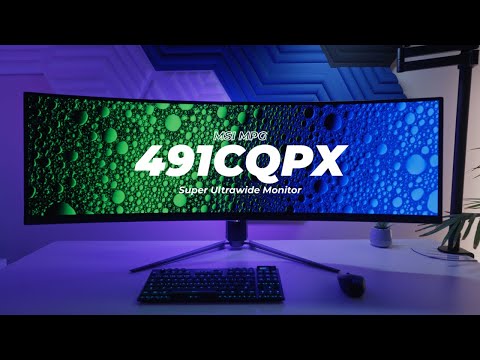 49” monitor w/ 240Hz refresh rate 🔥MSI MPG 491CQPX QD-OLED
