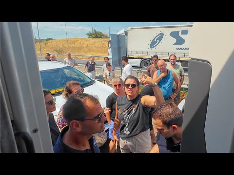 Attacked by an Angry Mob at the Border