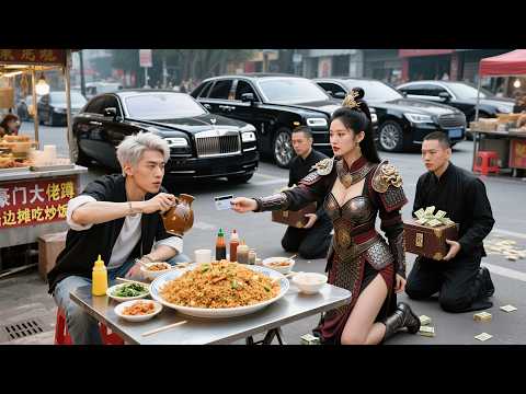 A thug kicks over his BBQ stand, but one call brings four mighty kings rushing to kneel!