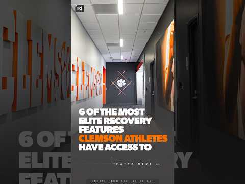 A look at how recovery is built into the athlete experience for @clemsontigers. 🧘🐅