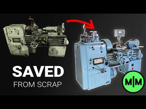 Saving a 50-Year-Old Lathe: Full Strip-Down, Paint & Rebuild