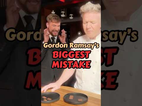 Gordon Ramsay's BIGGEST Mistake? #shorts #cooking #masterchef (Shoutout to @Chef__Tyler )