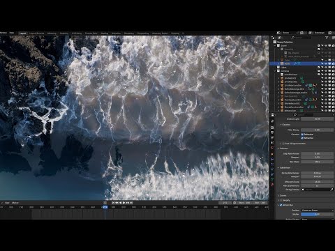 Photoreal Ocean Simulation in Blender