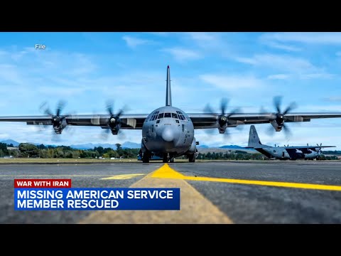 Missing American service member rescued from Iran after F-15 shot down