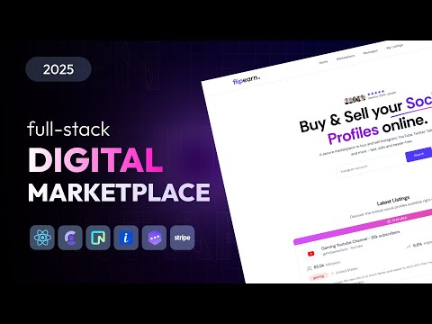 How To Build Full Stack Social Media Marketplace App Using React JS | Listing Website Using PERN